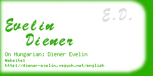 evelin diener business card